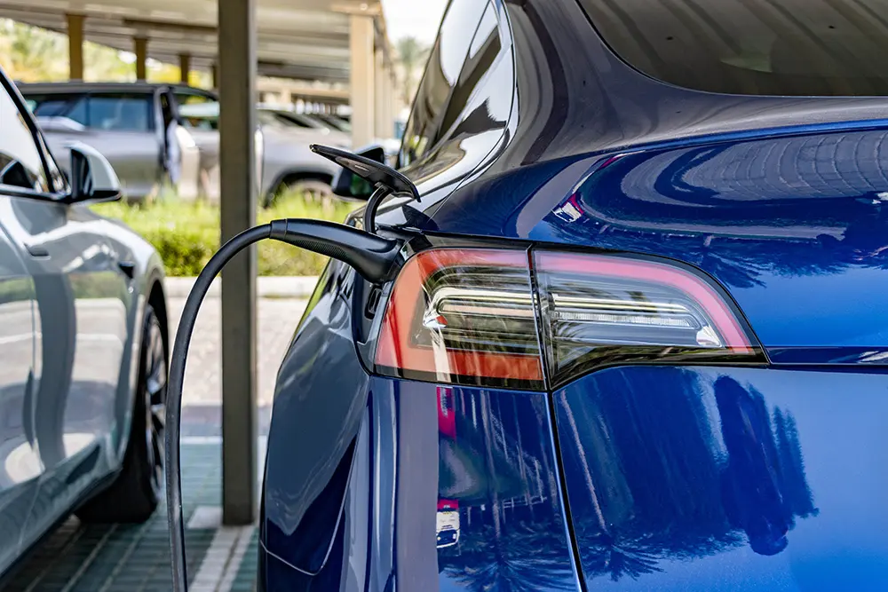 Electric vehicle charging at the venue