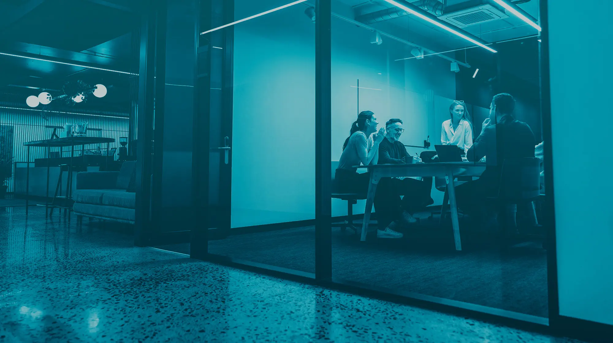 Founders working at the Bedayat incubator