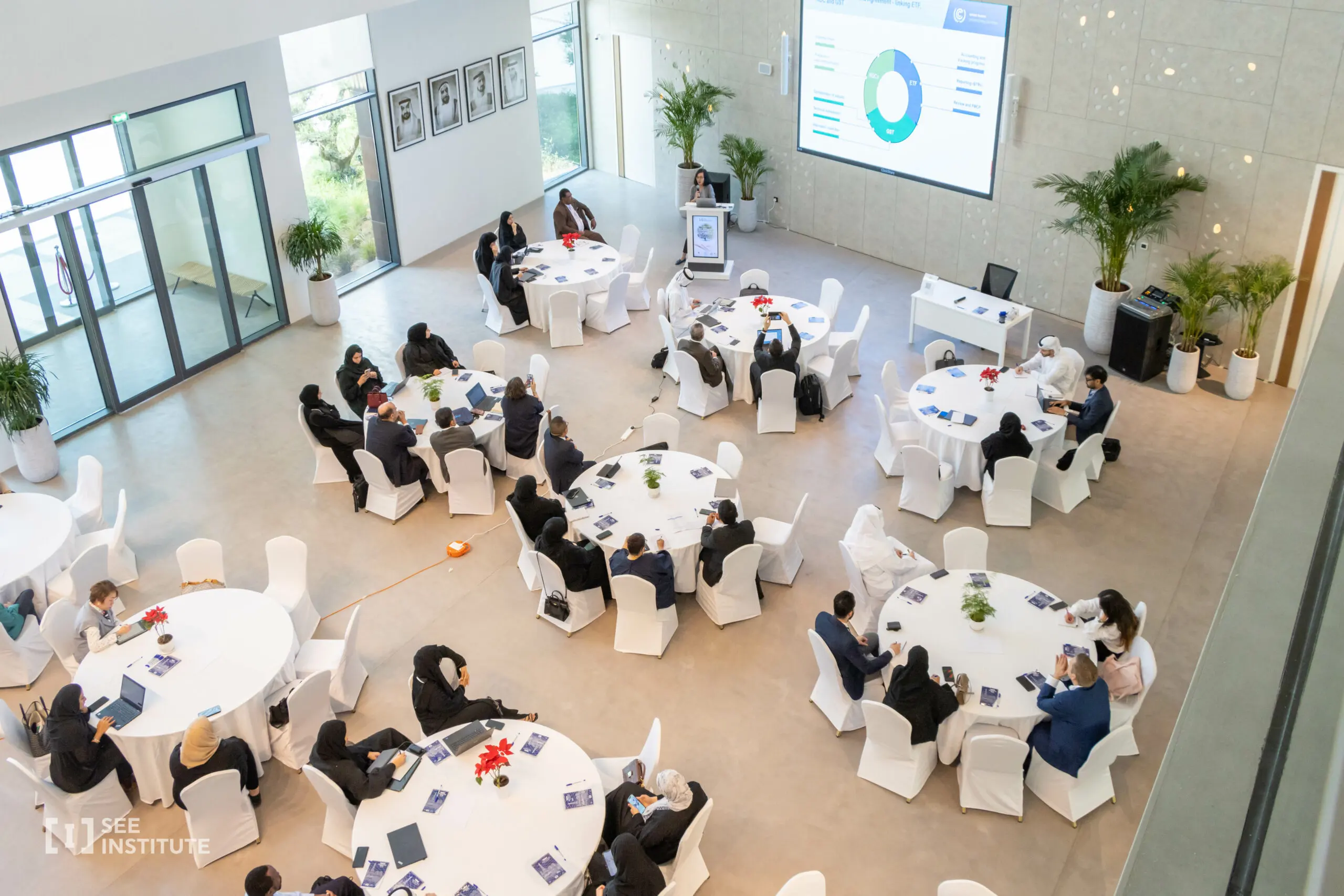 A workshop session at the institute